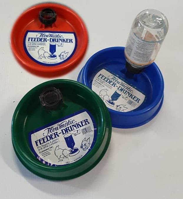 Flowmatic Pet Feeder & Drinker, Bird waterer, flowmatic chicken feeder with bottle