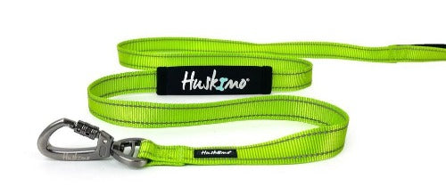 Huskimo Trekpro Dog Lead Daintree, Pet Essentials Napier, Pets Warehouse, Pet Essentials Hastings, Lime green dog lead with safety clip