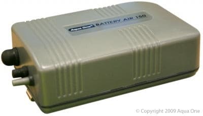 Aqua One 150 Air Pump Battery Operated, Pet Essentials Warehouse, Pet Essentials Napier, KiwiPetz Tauranga,