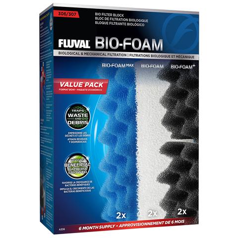 Fluval 306, 307 Bio Foam Value Pack, Pet Essentials Napier, Hollywood Fish, Petware NZ, Fluval NZ