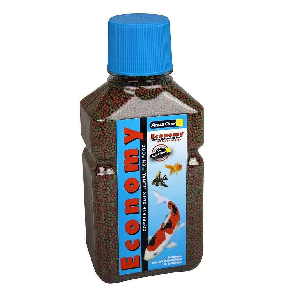 Aqua One Economy Pellet 1mm 360G, Pet Essentials Warehouse, Pond Fish Food, KiwiPetz Tauranga