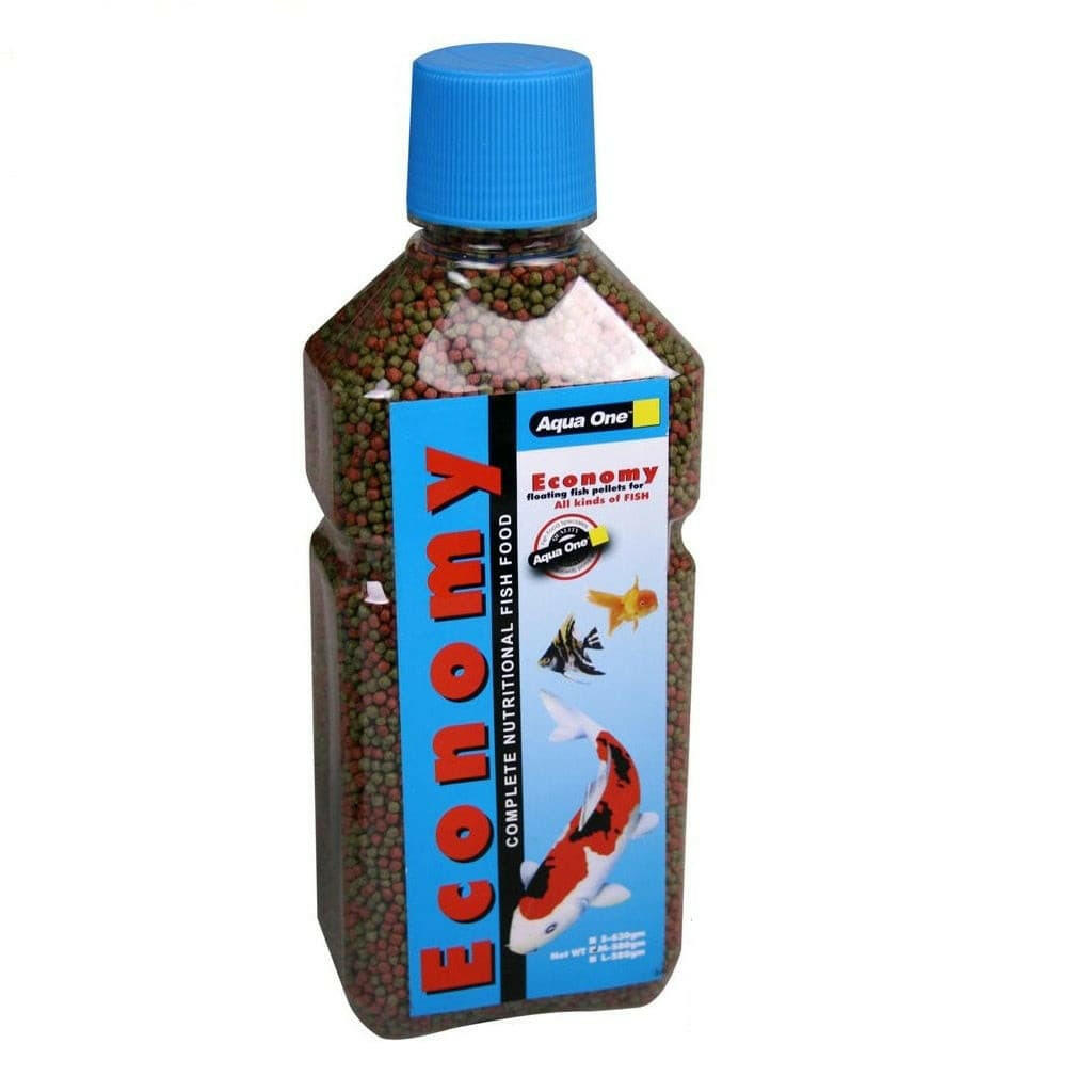 Aqua One Economy Pellet 2mm 580G, Pet Essentials Warehouse, Pet Essentials Napier, KiwiPetz Tauranga, Pond Fish Food Pellets