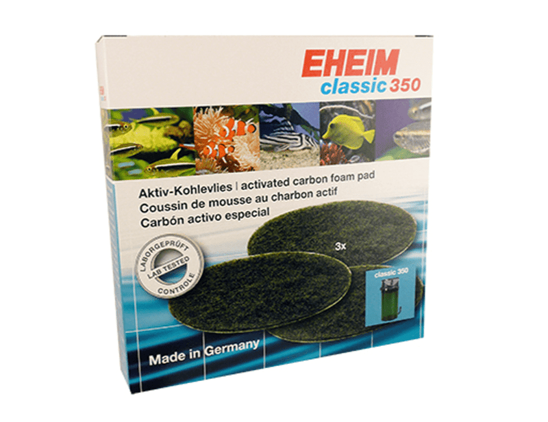 Eheim Classic 350 filter pad - Carbon 3pk ^2628150, Eheim Classic 350 canister filter replacement carbon pads, pet essentials napier