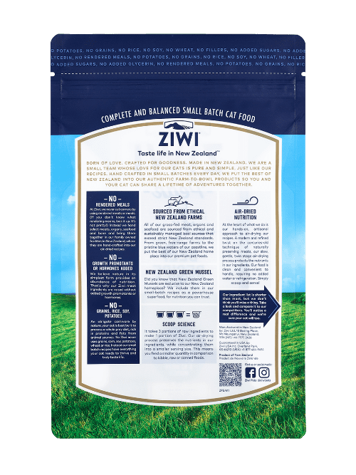 Ziwi Beef Air Dried Cat Food 1kg bag, Pet Essentials Napier, Ziwi peak cat food, Ziwi for cat, Pets Warehouse, Pet Essentials Hastings, Ziwi peak hawkes bay, ziwi peak beef cat food barcode