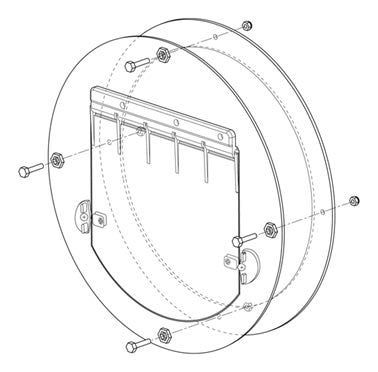 Transcat Small Dog Door fitting instruction, pet essentials warehouse