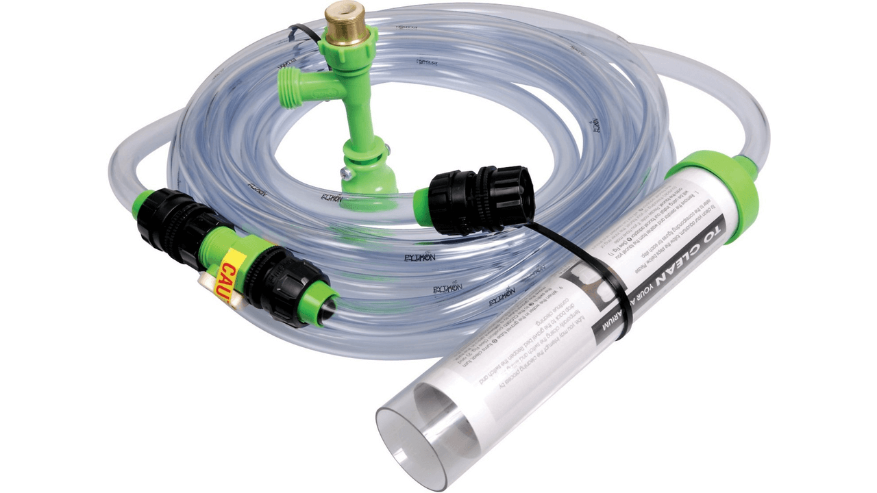 Python No Spill Clean and Fill Water Changer 7.5M - Pet Essentials