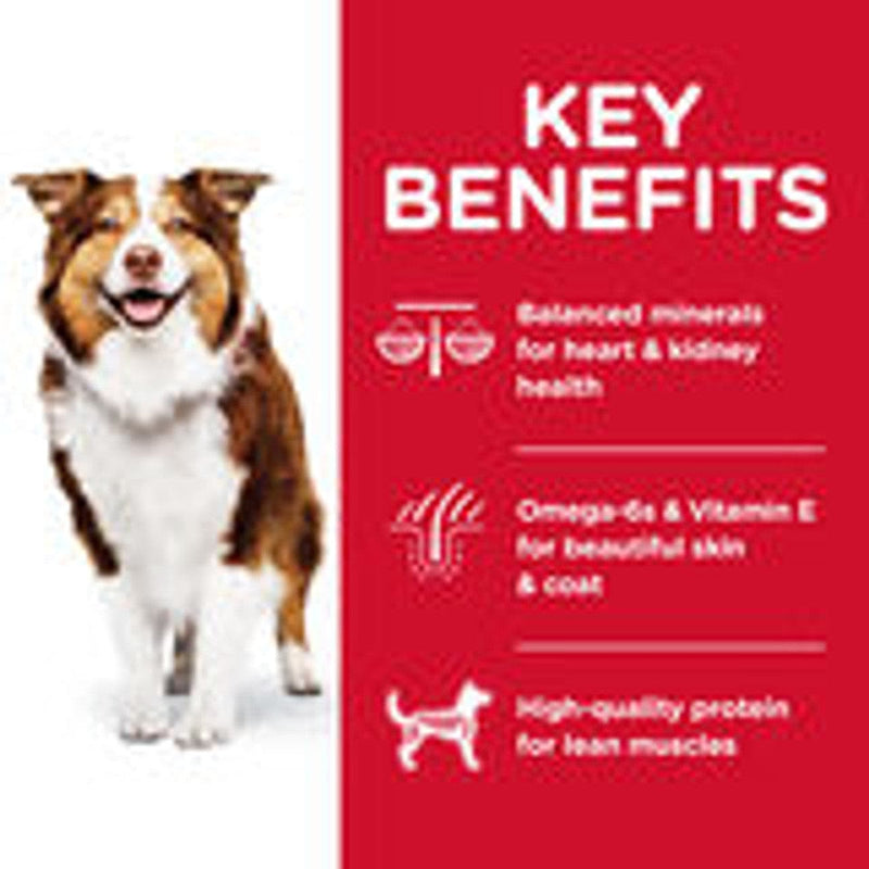 Hill's Science Diet Adult 7+ Senior Dry Dog Food 3kg key benefits, pet essentials warehouse napier