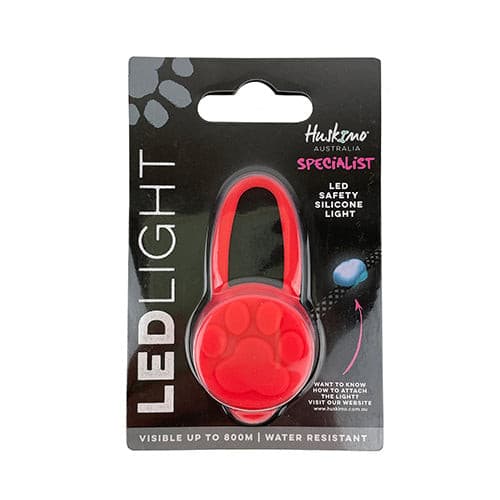 Huskimo LED Dog Night Light Red, dog lead led light attachment, uluru led light huskimo