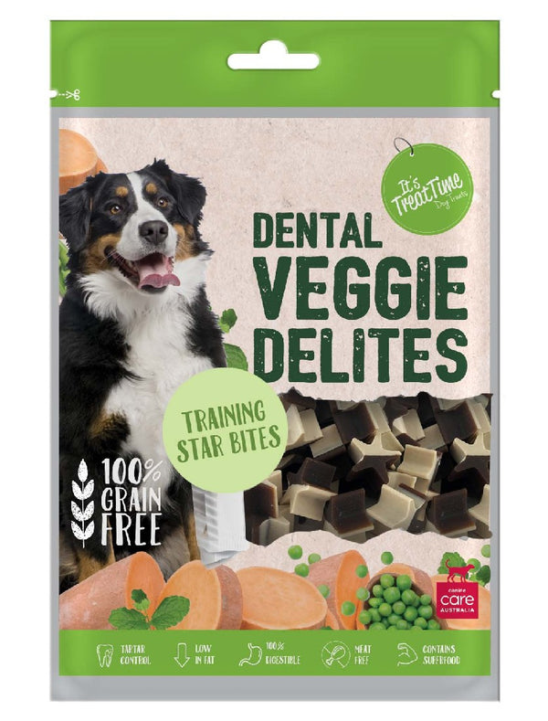 It's Treat Time Training Star Bites 100g, Veggie Delights Its Treat time dog treats, Pet Essentials