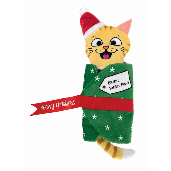 Kong Christmas Holiday Pull-A-Partz Present Interactive Cat Toy, Pet Essentials Napier, Pet Essentials Warehouse,
