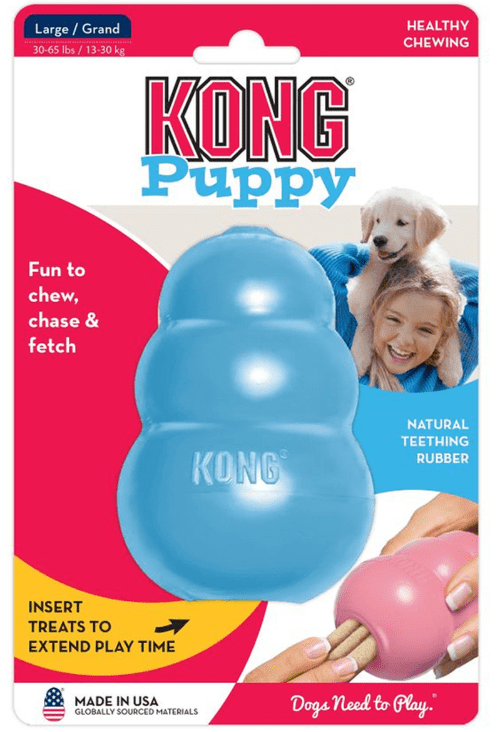 Kong Puppy Dog Toy Blue, Pet Essentials Napier, kong puppy training toy