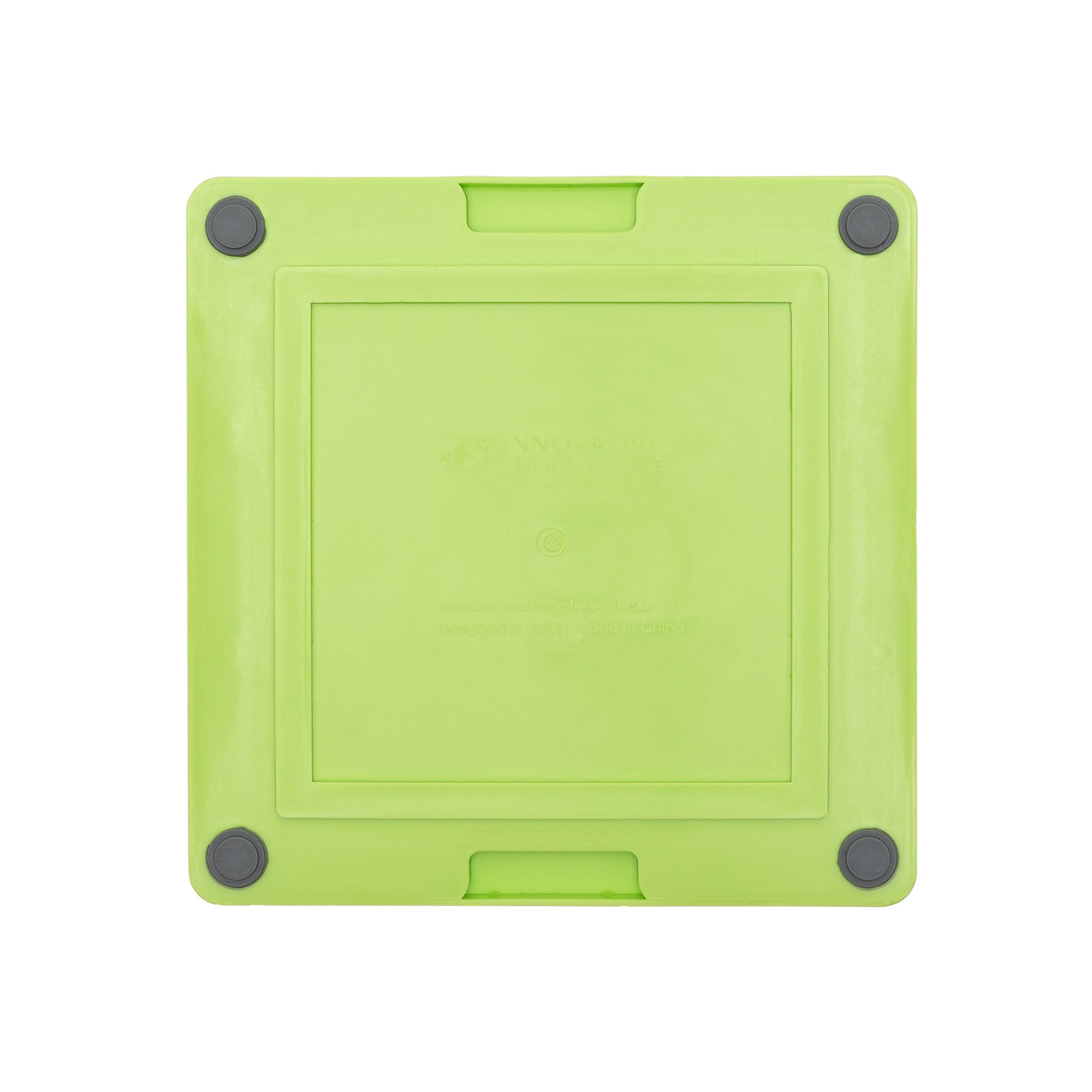 LickiMat Tuff Playdate lime green underside, pet essentials warehouse, pet city