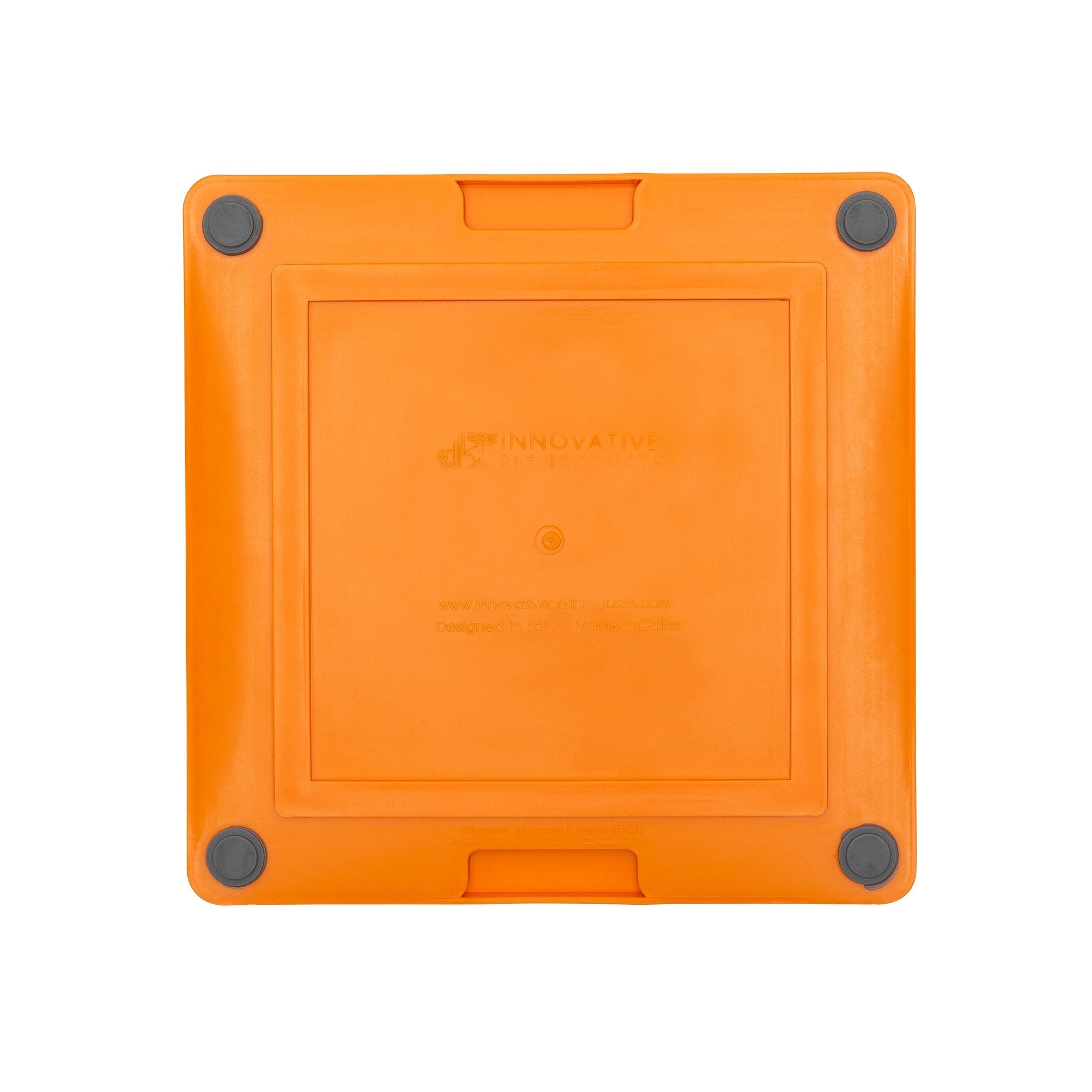 LickiMat Tuff Playdate orange underside, pet essentials warehouse, pet city