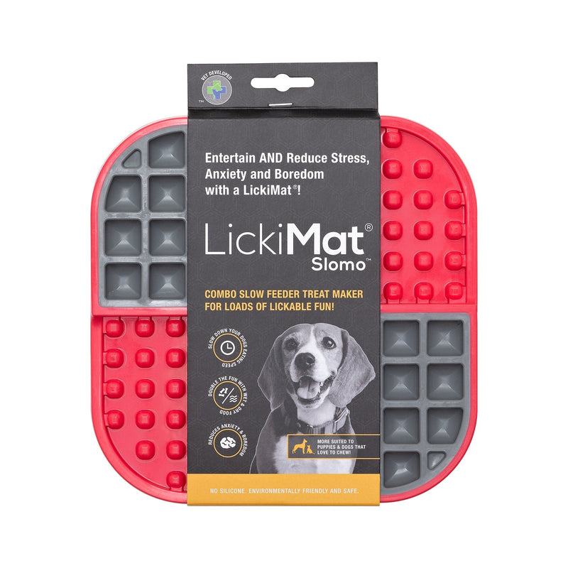 LickiMat Slomo red, pet essentials warehouse, pet city