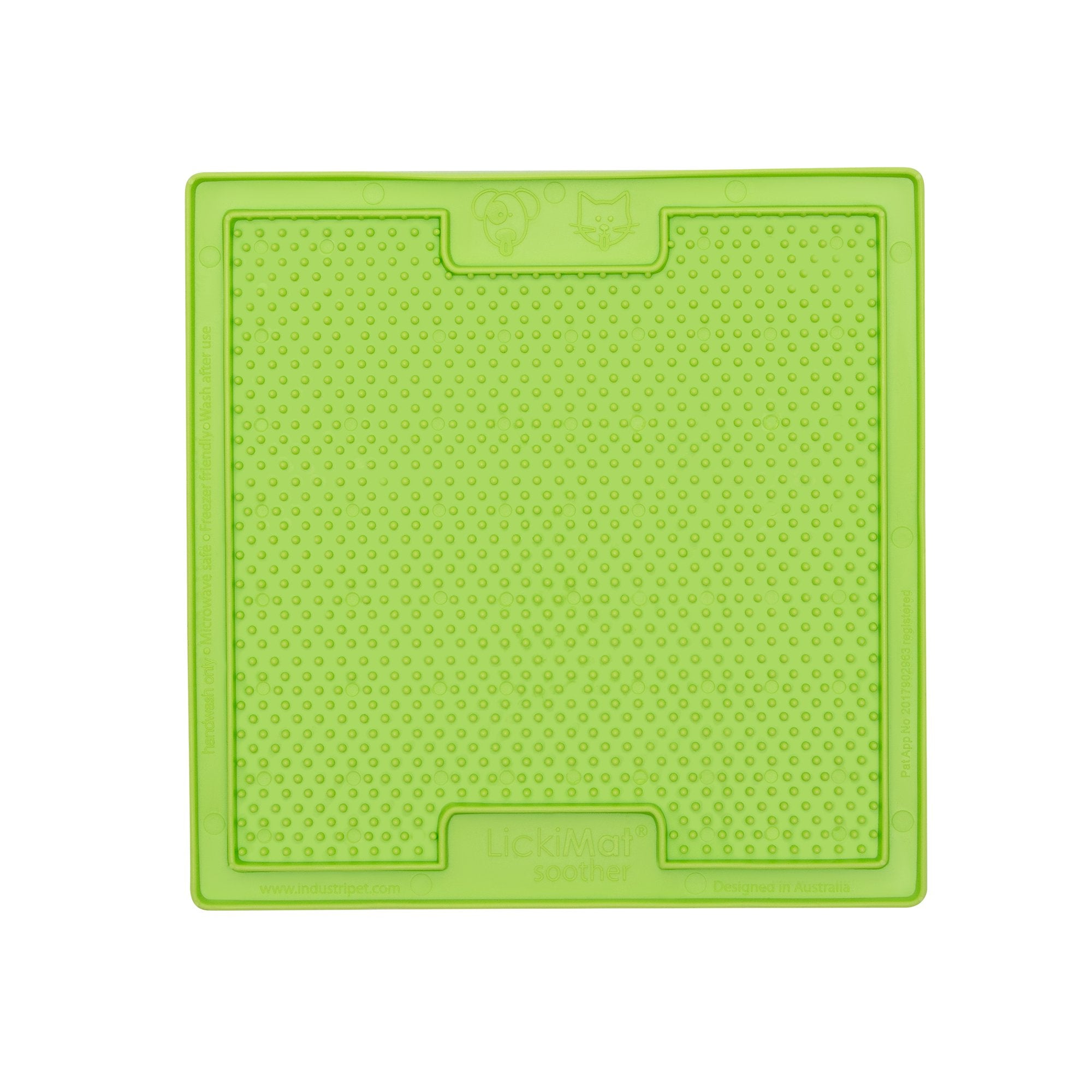 LickiMat Classic Soother green with no packaging, pet essentials warehouse, pet city
