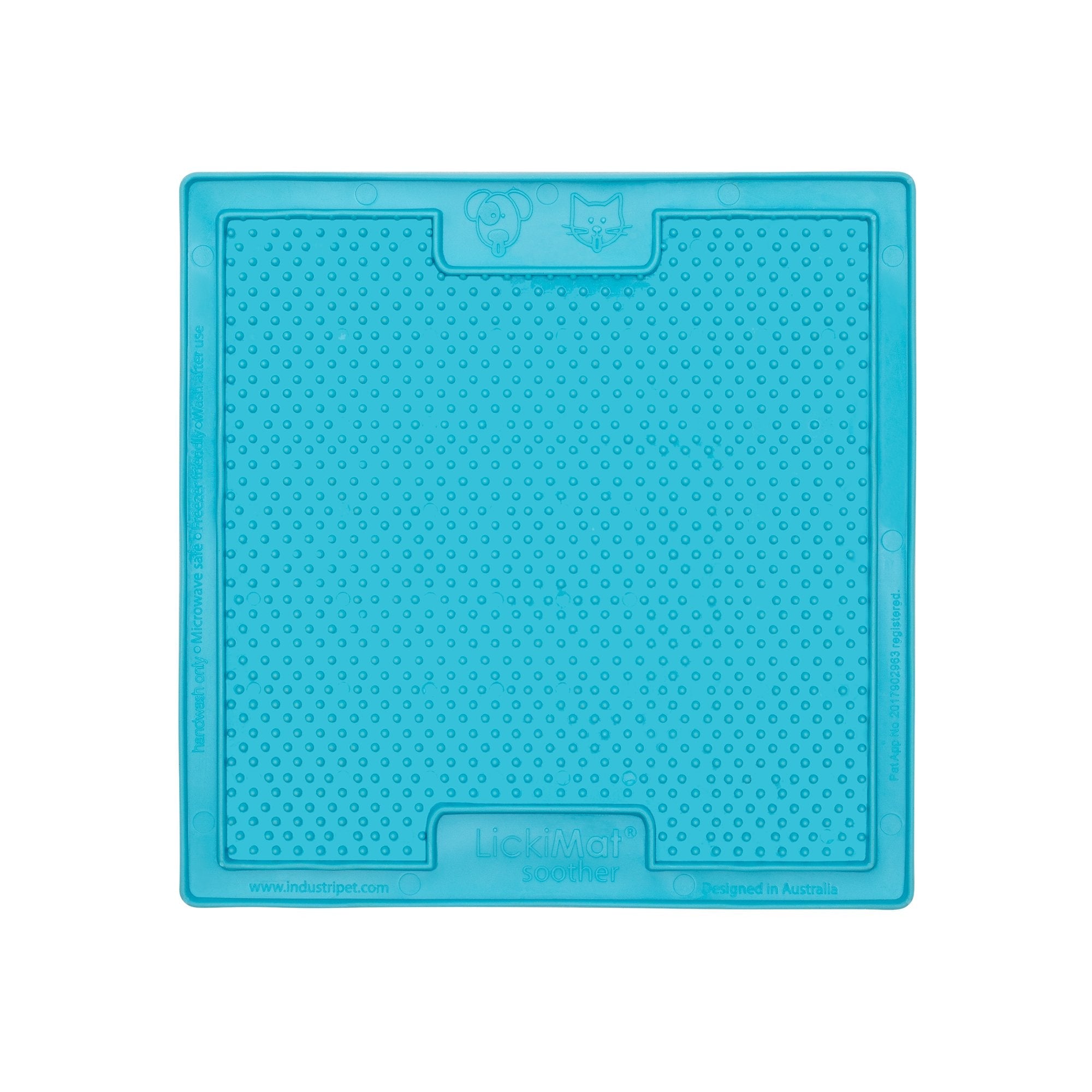 LickiMat Classic Soother turquoise with no packaging, pet essentials warehouse, pet city