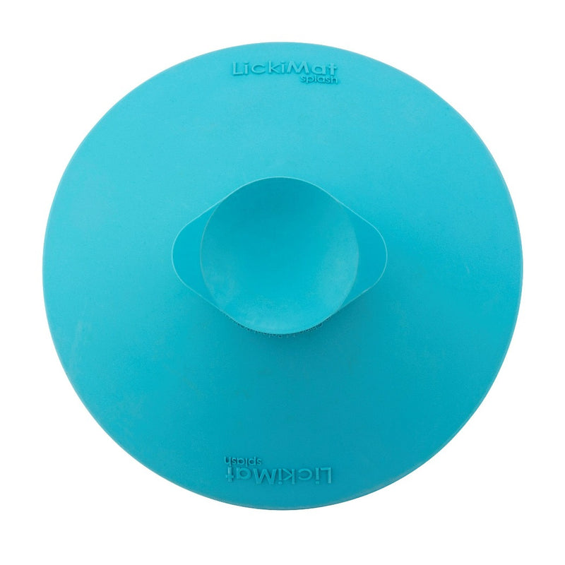 LickiMat Splash turquoise underside suction cup, pet essentials warehouse, pet city