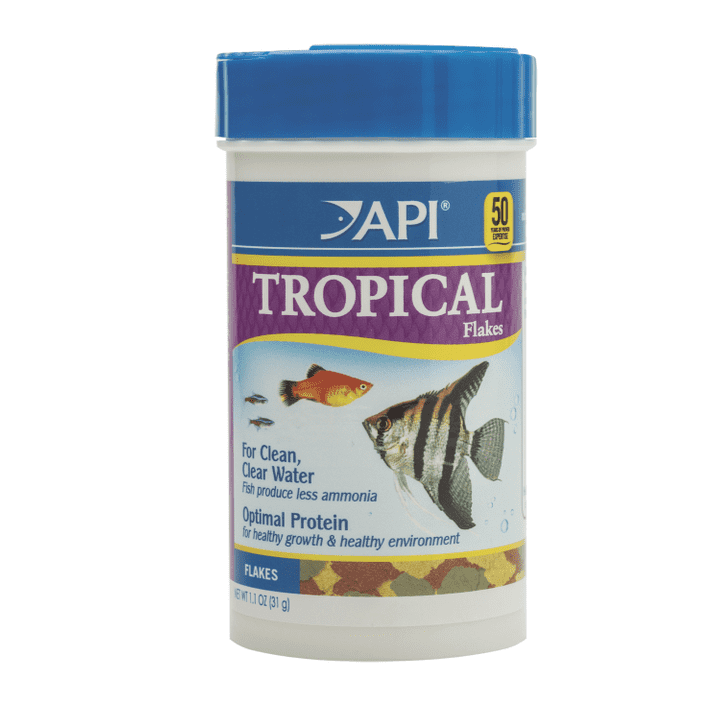 API Tropical Flakes 31g, pet essentials napier, tropical fish flakes for angel fish, hollywood fish, pet essentials hastings