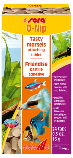 sera-o-nip-out, Pet Essentials Napier, Sera O Nip 16g fish treats, Pet Essentials, Fishly, Hollywood Fish, Sera Fish food NZ