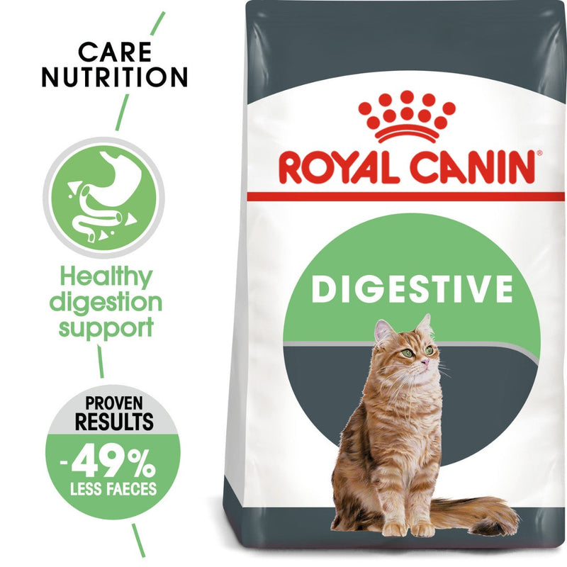 Royal Canin Digestive Care Dry Cat Food 2kg bag, royal canin cat digestive food, pet essentials warehouse napier, pet essentials hastings