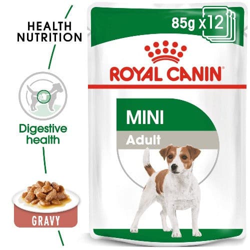 Royal Canin Mini Adult Dog Wet Food 85g pouch, Royal canin for small dog breeds, pet essentials napier, pet essentials hastings