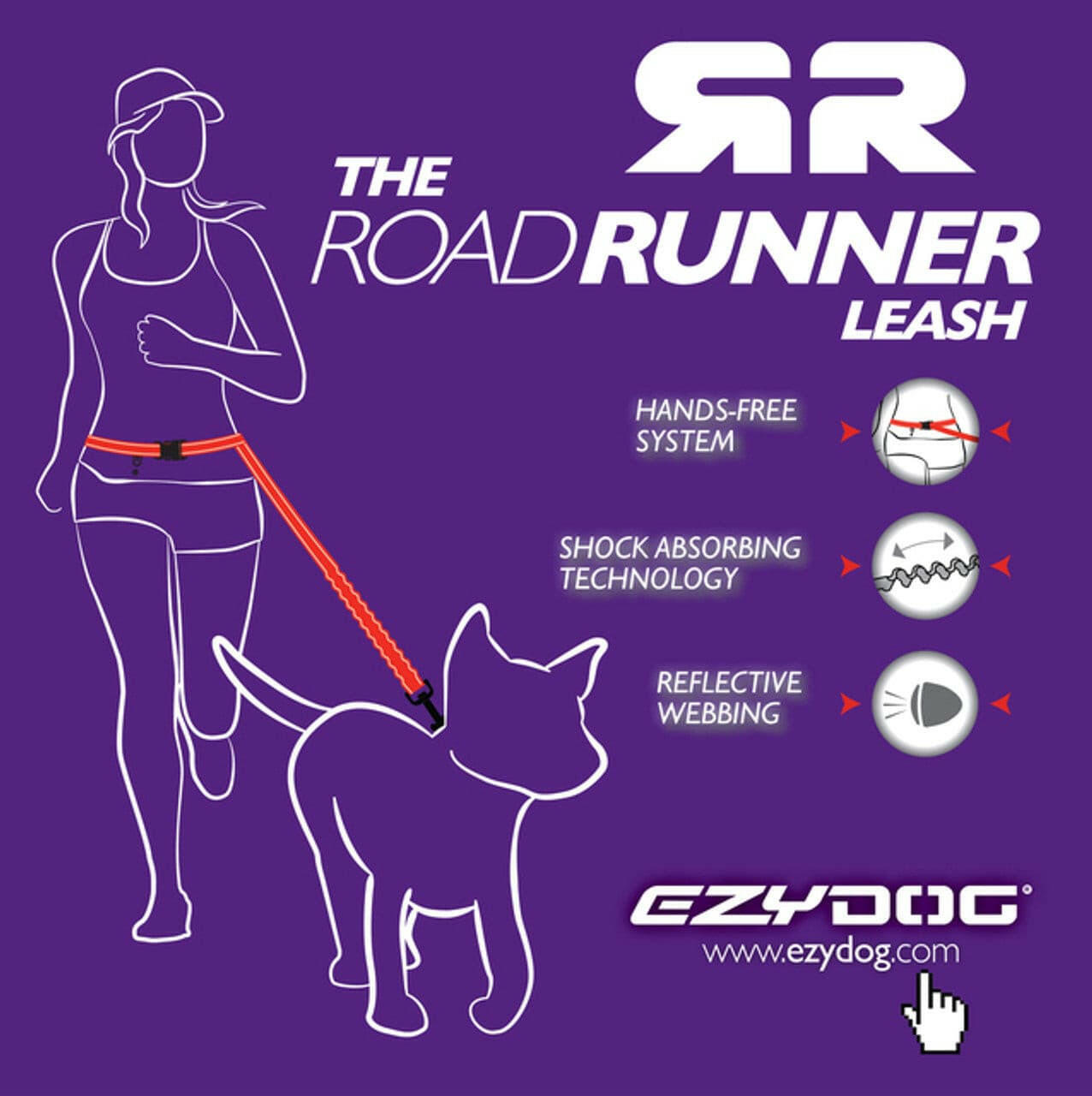 Ezydog Road Runner Lead 2.1m