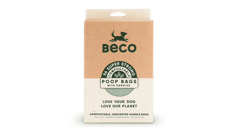 Beco Poop Bags Compostable with Handle, pet essentials warehouse napier, pet essentials hastings, beco dog waste bags