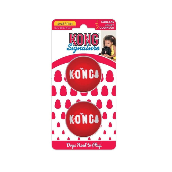 Kong Signature Ball Dog Toy Small, Rubber Kong Toy Pet Essentials Warehouse, Kong Dog Toys NZ