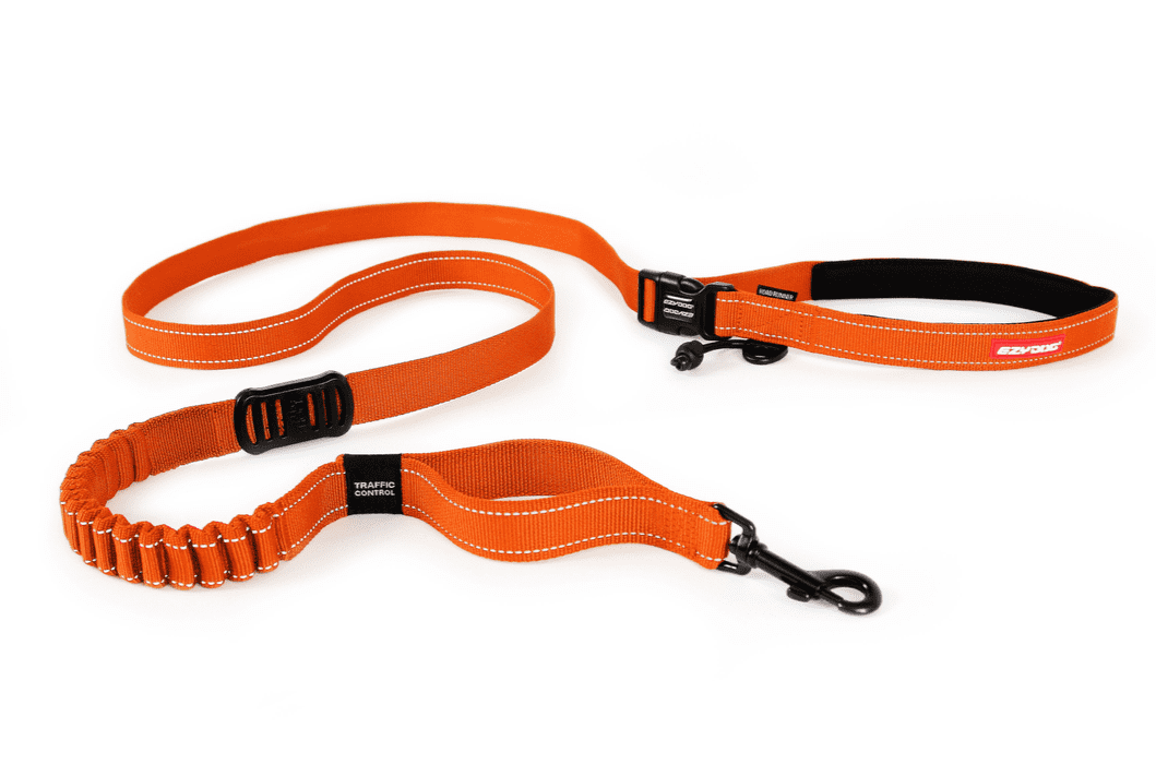 Ezydog Road Runner Lead 2.1m Orange ^LRR25O, Orange colour dog running leads, pet essentials warehouse napier, pet essentials hastings