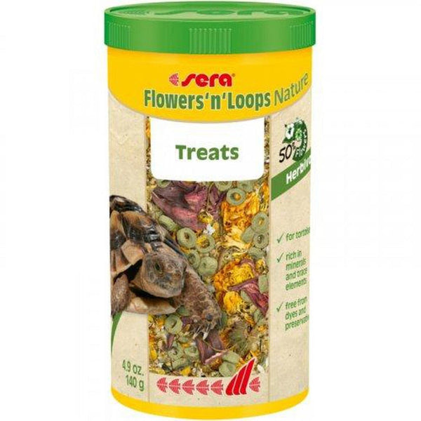 Sera Flowers 'n' Loops Nature 140g, Pet Essentials Warehouse, Pet Essentials Napier, Fishly