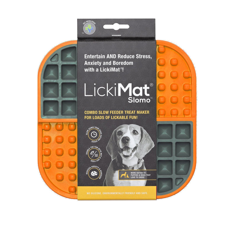 LickiMat Slomo orange, pet essentials warehouse, pet city