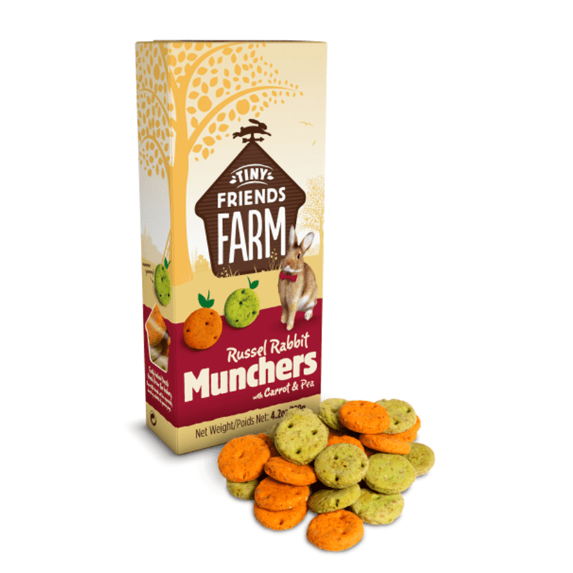 Tiny Friends Farm Russel Rabbit Munchers, Tiny Friend, Small Pet Essentials Warrehouse