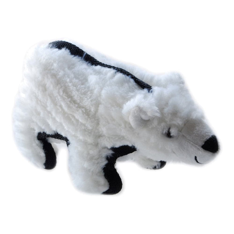 Ruff Play Tuff Polar Bear Dog Toy White Polar Bear Plush Dog Toy, Pet Essentials Napier, Pets Warehouse