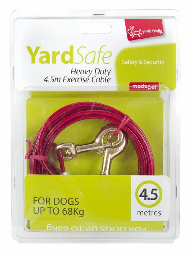 Yours Droolly Exercise Cable For Dogs 4.5 metres cable, Pet Essentials Napier, Dog outdoor cable for dogs up to 68kg