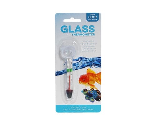 Aqua Care Glass Thermometer 10cm, Pet Essentials Warehouse