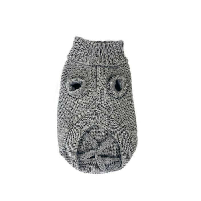 Jumper Huskimo Rainbow Grey under side of the hoodie