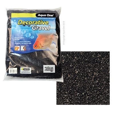 Aqua One Gravel Black Silica, Pet Essentials Warehouse
