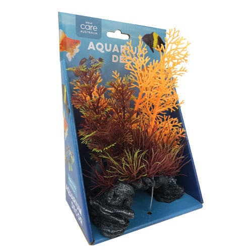 Aqua Care Decor Planted Rock 18cm #057, Pet Essentials Warehouse