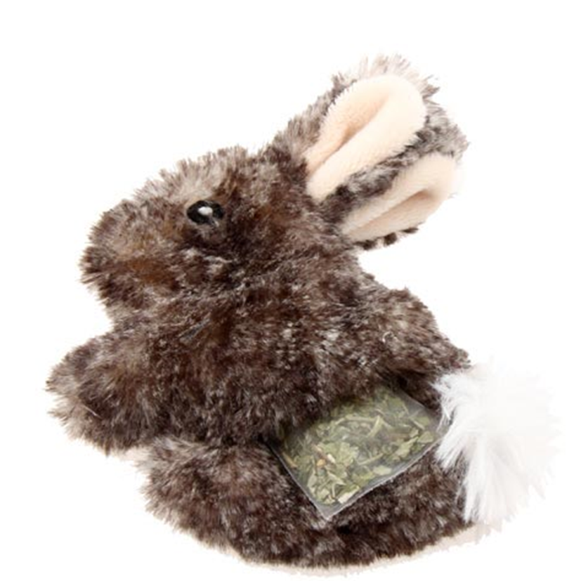 Dead Rabbit Cat Toy GiGwi Refillable Catnip Teabag Rabbit Cat Toy - Catnip Cat Toys