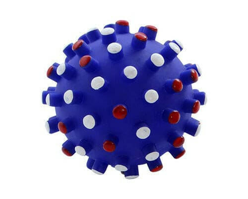 Canine Care Vinyl Ball Spike Med 9cm Dog Toy, Allpet Dog Toys, Ruffplay dog toys, pet essentials