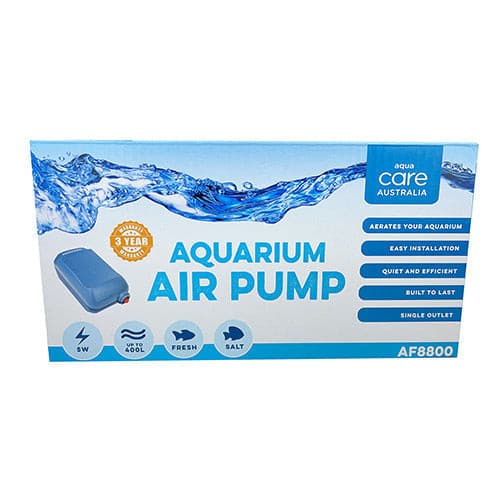Aqua Care Air Pump CA-8800 Double 550L/HR, aquarium fish tank air pump, pet essentials warehouse