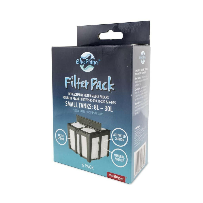 Blue Filter Media Small 8 30 L 6 pack Internal Filter Pet Essentials