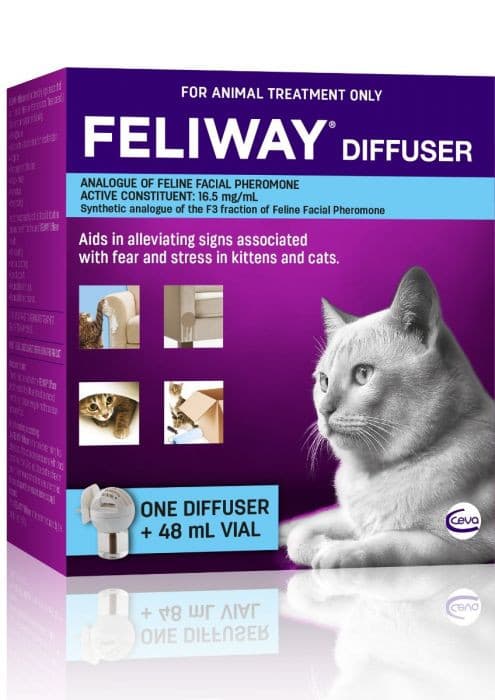 Feliway Diffuser Plus Refill 48ml, Cat calming, pet essentials warehouse napier, kiwipetz tauranga,