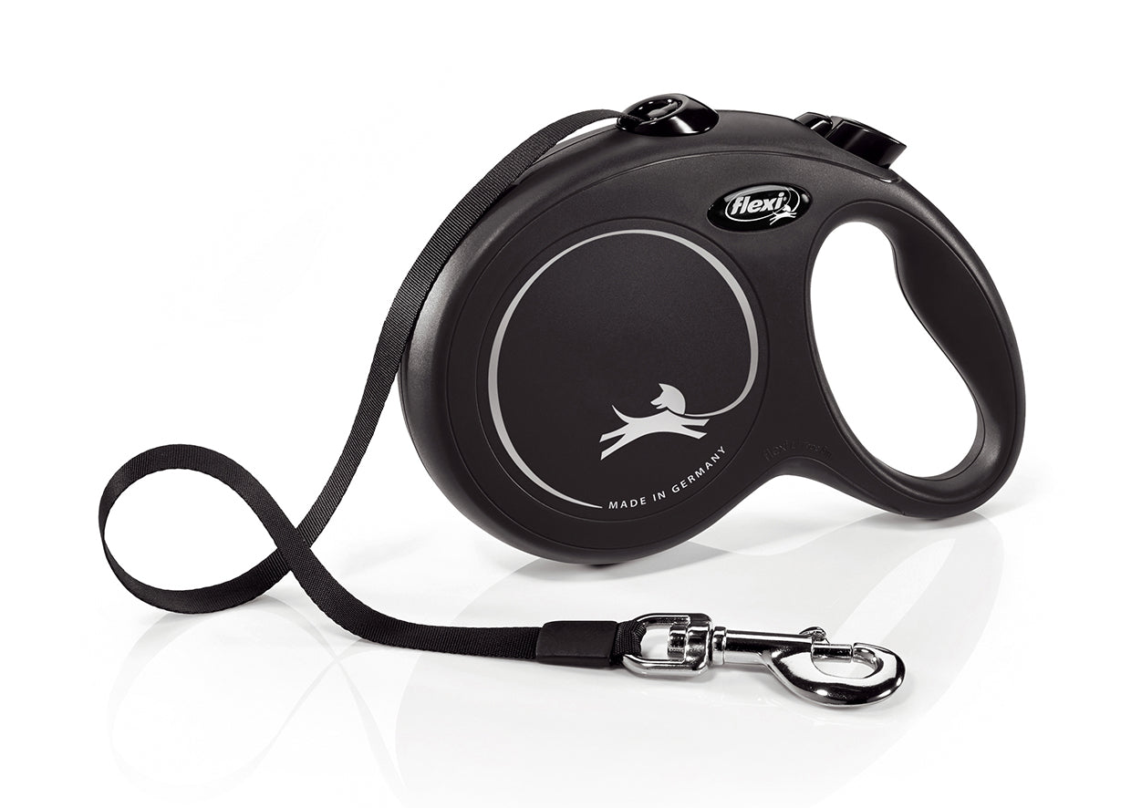 Flexi New Classic Tape Black 5m, Pet Essentials Warehouse  Napier
