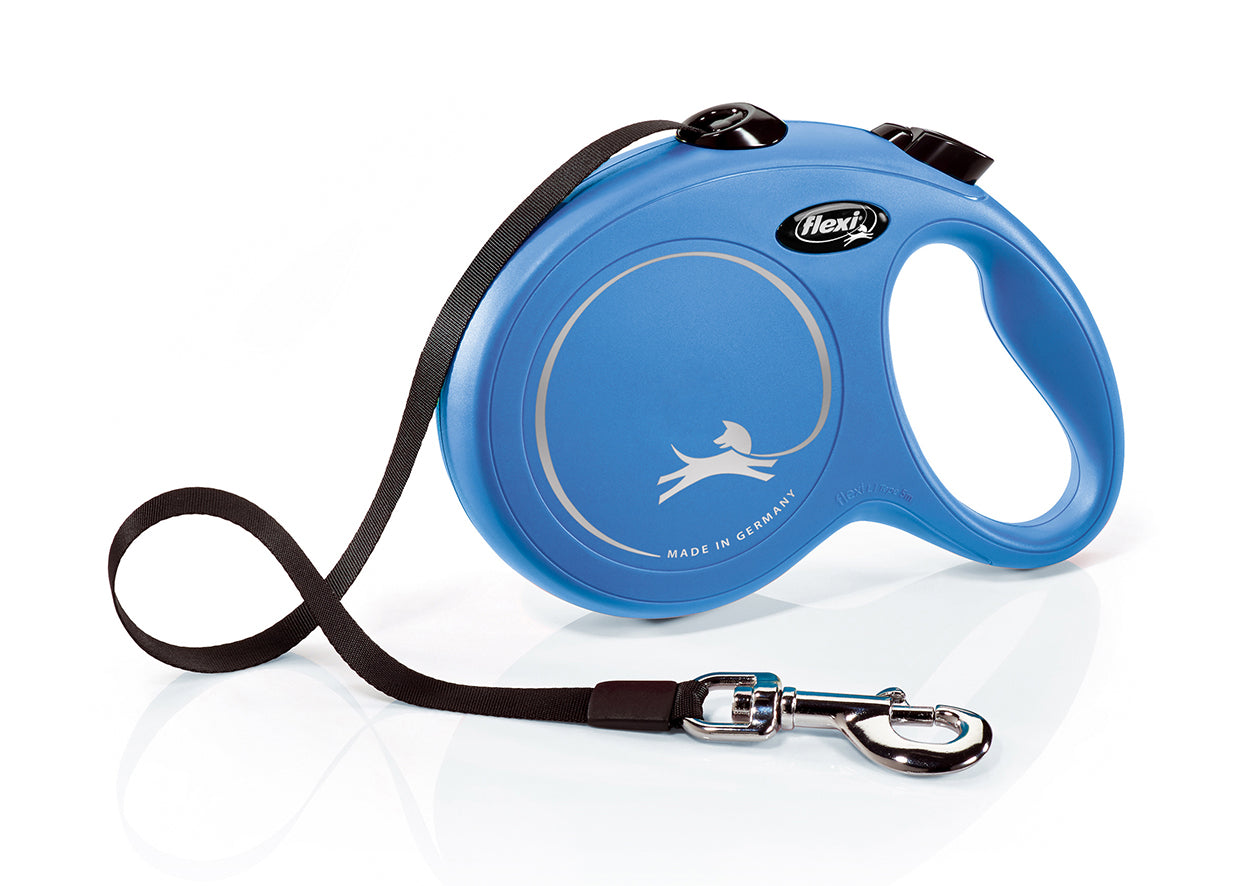 Flexi New Classic Tape Blue 5m, Pet Essentials Warehouse Napier