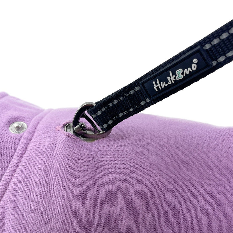 Huskimo Dog Coat Hartz Peak Lilac, pink huskimo dog coat with huskimo lead, pet essentials warehouse
