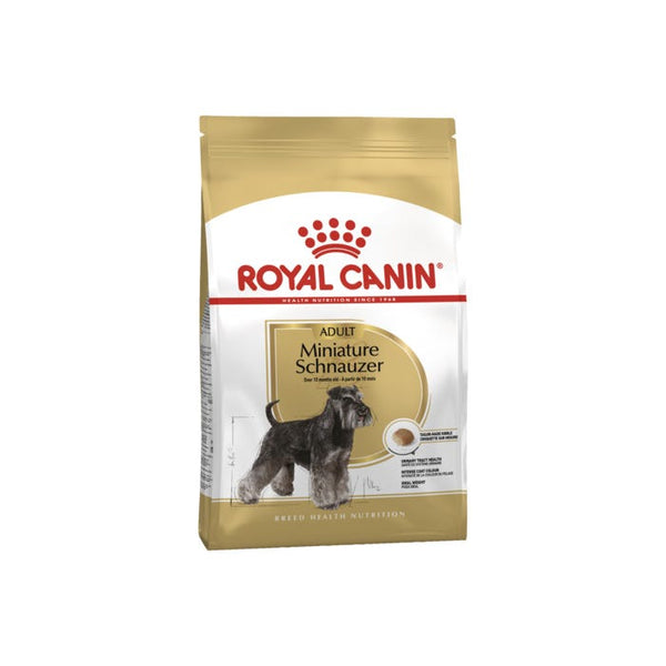 Royal Canin Miniature Schnauzer Adult Dry Food, Royal Canin breed specific dog food, pet essentials warehouse napier, pet essentials,
