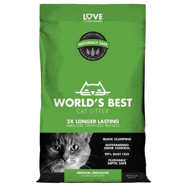 World's Best Cat Litter Clumping Formula, Pet Essentials Napier