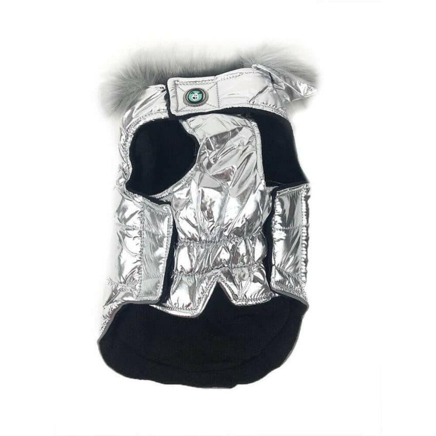 Huskimo Everest Silver Dog Coat underside, pet essentials warehouse