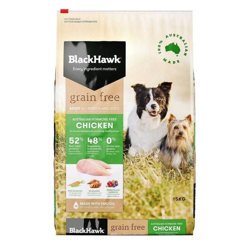 Black Hawk Grain Free Dog Chicken 15kg